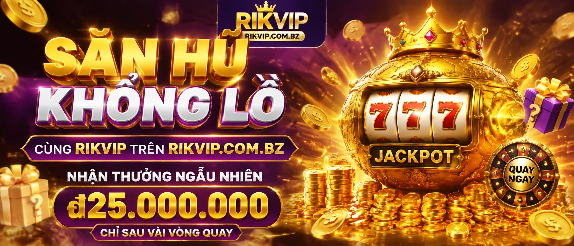 Liên hệ Rikvip.com.bz | Casino, No hu, Ban ca 17 rikvip slot banner 2