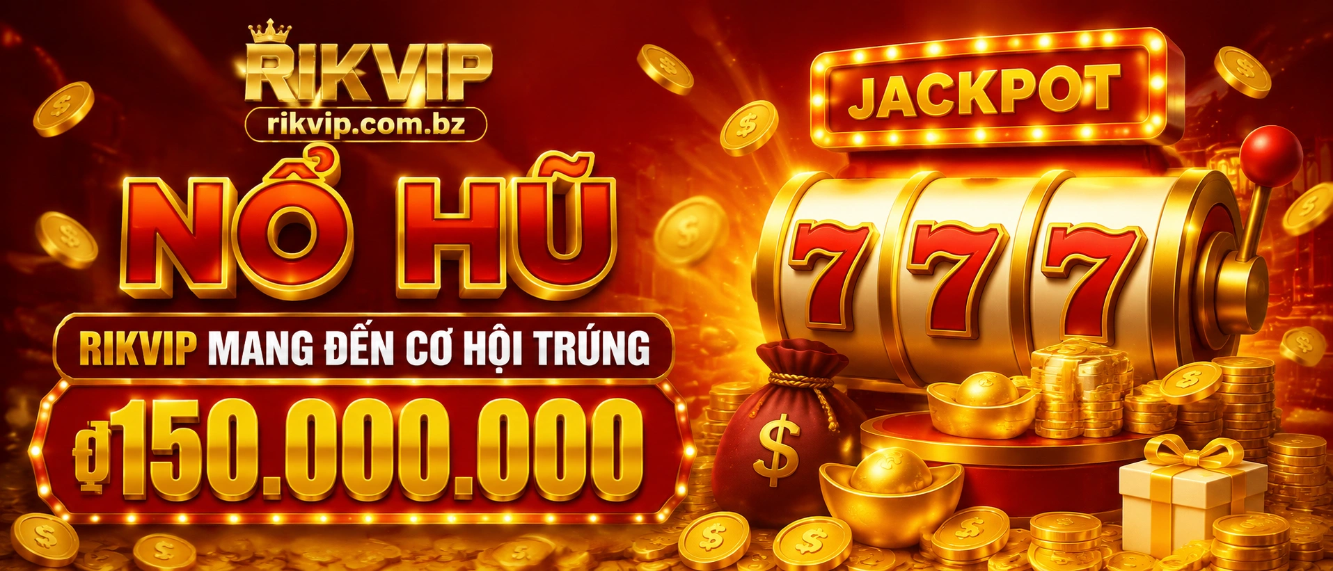 Liên hệ Rikvip.com.bz | Casino, No hu, Ban ca 16 rikvip slot banner 3