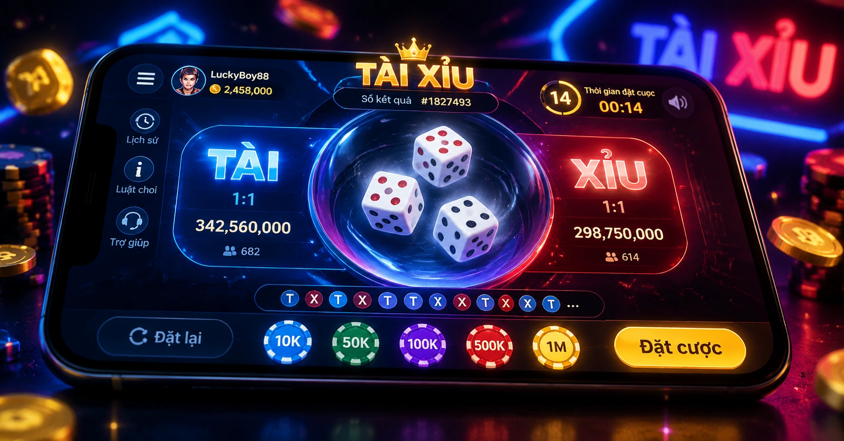 Khám phá rikvip game tài xỉu – Trò chơi may rủi hấp dẫn nhất hiện nay - image 2 Khám phá rikvip game tài xỉu – Trò chơi may rủi hấp dẫn nhất hiện nay - image 2